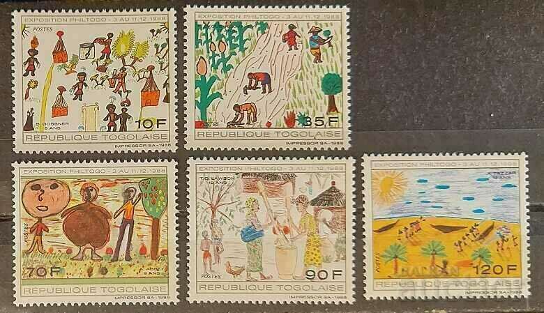 Τόγκο 1988 Παιδικές ζωγραφιές 3,25 € MNH