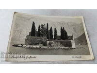 Пощенска картичка Perast Otok Sv. Dobre 1936