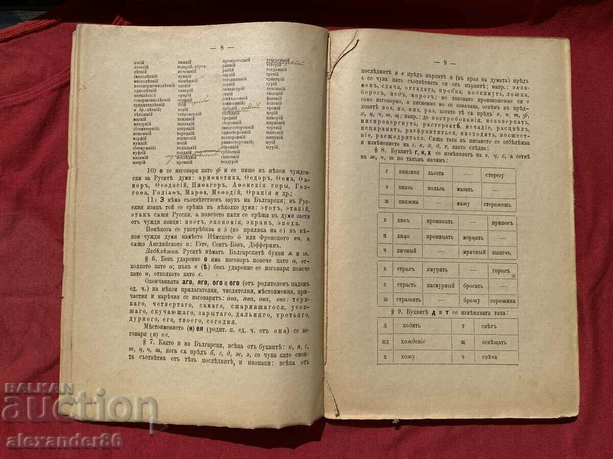 Livrarea Gramatica educațională pentru limba rusă 1881. Livrarea Gramatica educațională pentru limba rusă 1881.