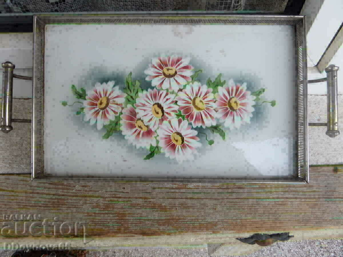 Old porcelain tray