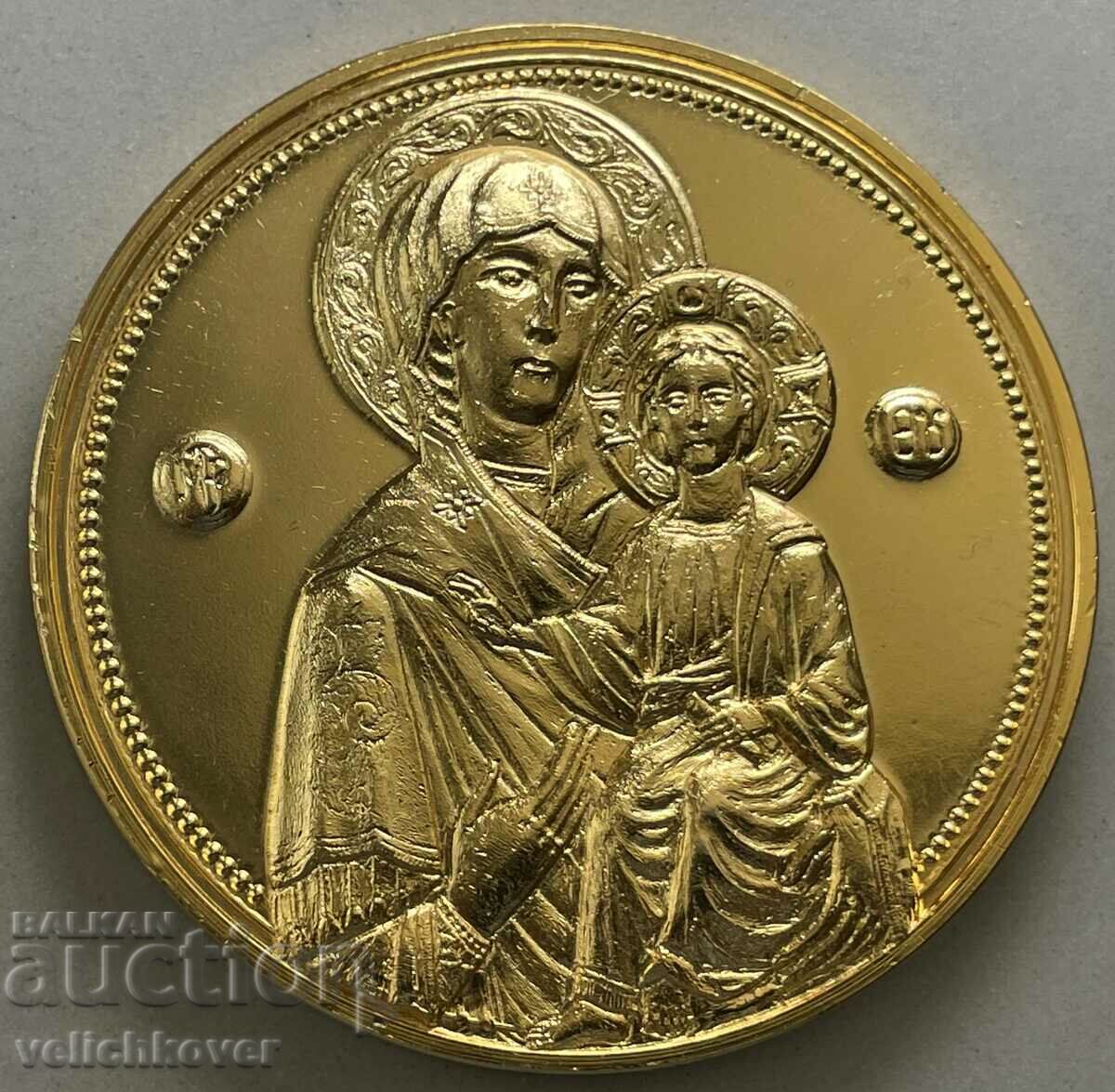 33186 Greece plaque religious Virgin Christ
