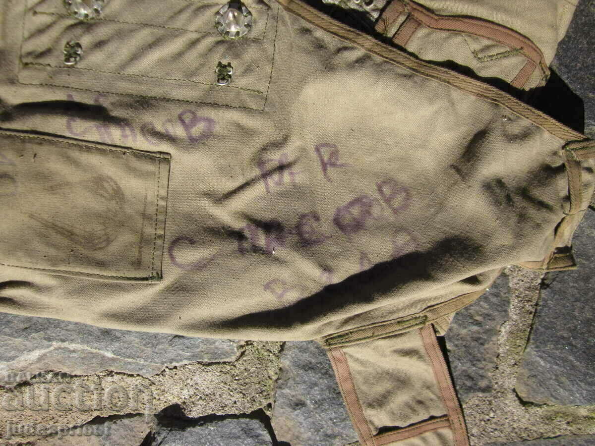 old Bulgarian parachute backpack of a parachutist parachute major - 5 old Bulgarian parachute backpack of a parachutist parachute major - 5