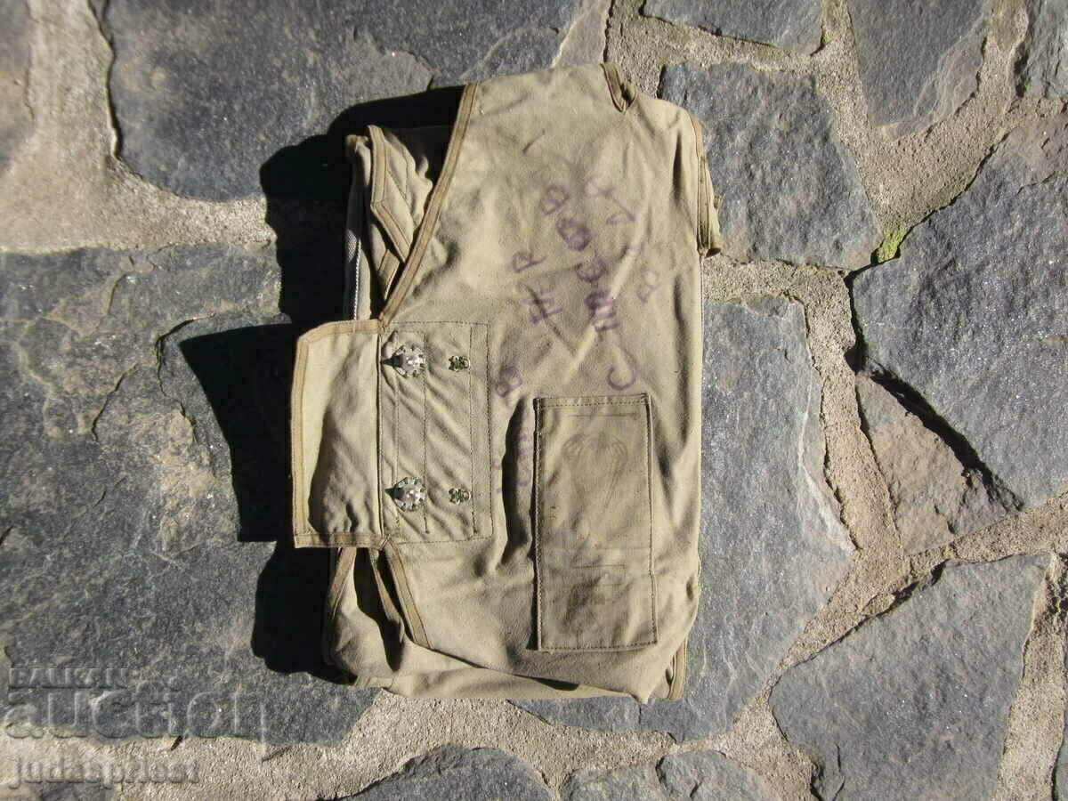 old Bulgarian parachute backpack of a parachutist parachute major - 6 old Bulgarian parachute backpack of a parachutist parachute major - 6