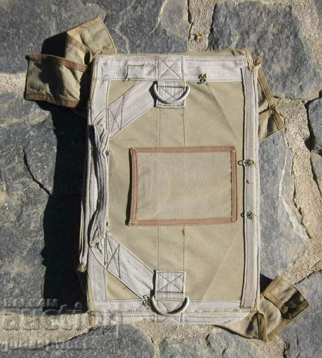 old Bulgarian parachute backpack of a parachutist parachute major - 7 old Bulgarian parachute backpack of a parachutist parachute major - 7