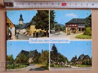 Картичка Остерцгебирге  Postcard Osterzgebirge
