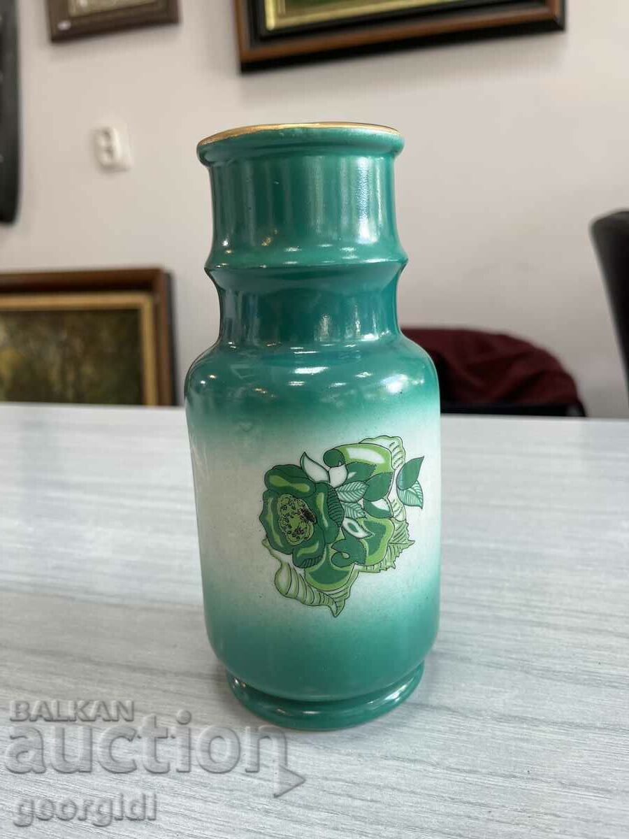 Bulgarian porcelain vase. #2707