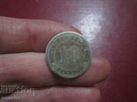 1876 10 pfennig litera A