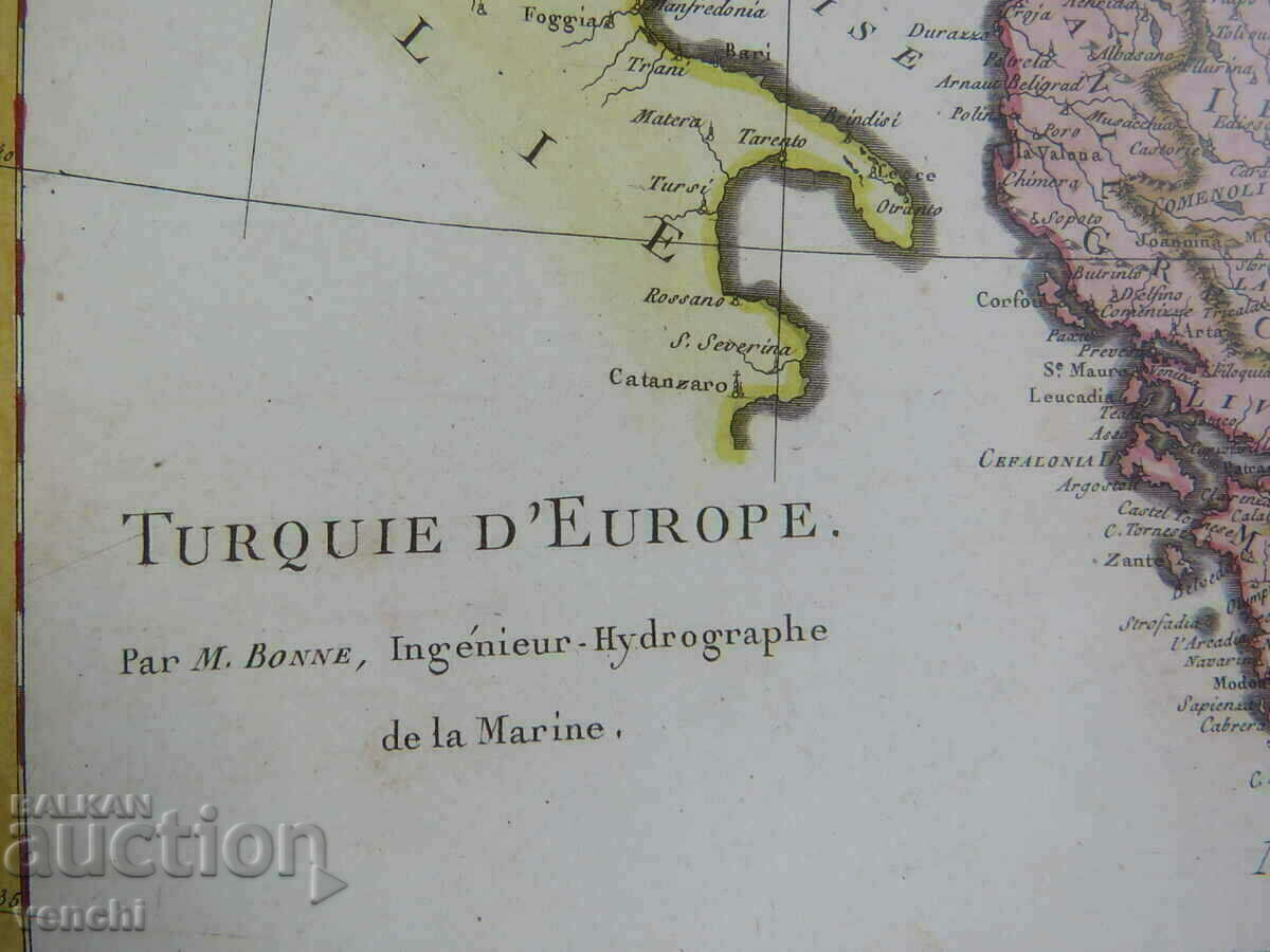 Delivery of MAP - TURKEY IN EUROPE -1788 - COPY Delivery of MAP - TURKEY IN EUROPE -1788 - COPY