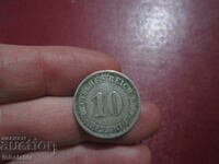 1900 10 pfennig litera A