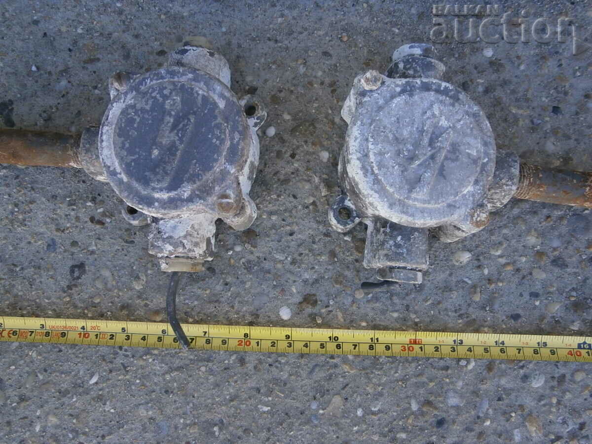 vintage brackets for industrial reflector lamps with price 35.00 BGN | € 17.90