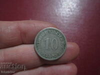 1903 10 pfennig litera F