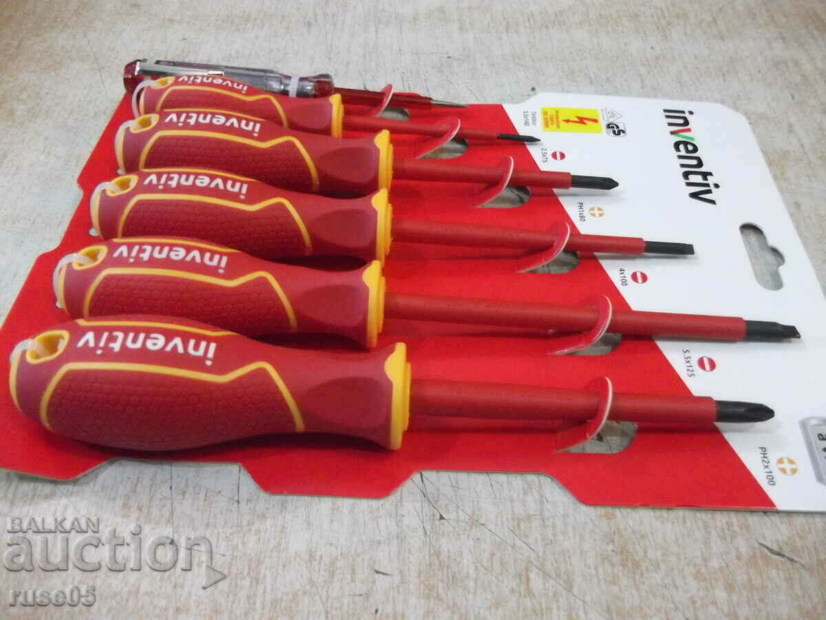 Delivery of Screwdrivers and phase meter "INVENTIV" set new Delivery of Screwdrivers and phase meter "INVENTIV" set new