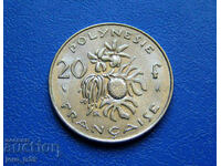 Polinezia Franceză 20 de franci 1986