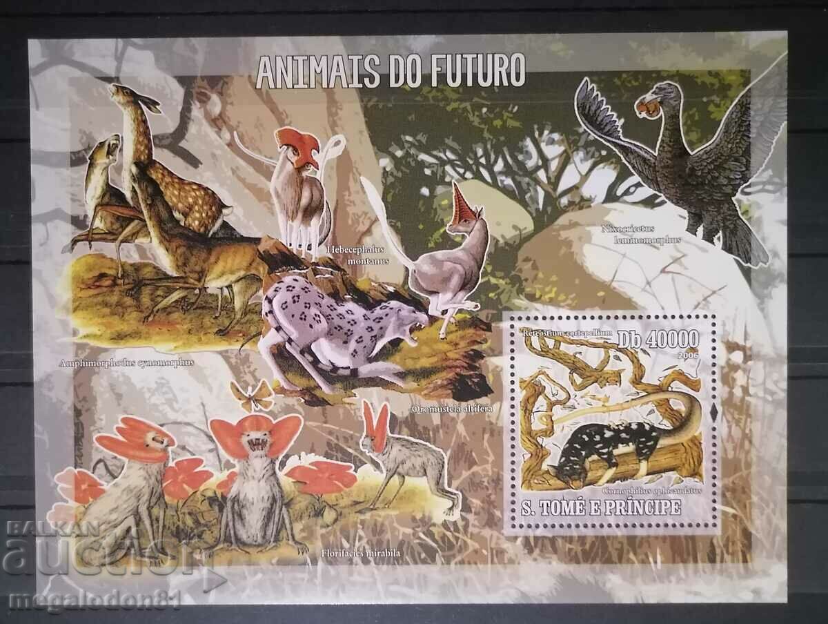 Σάο Τομέ και Πρίνσιπε - πανίδα του μέλλοντος με τιμή 5.00 BGN | € 2.56 Σάο Τομέ και Πρίνσιπε - πανίδα του μέλλοντος με τιμή 5.00 BGN | € 2.56