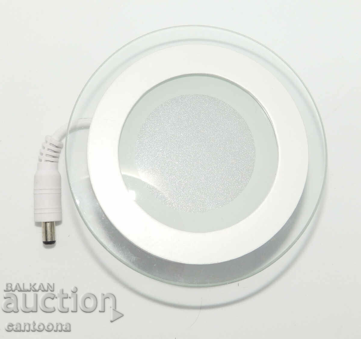 LED панел за вграждане - кръг, 6W бяла светлина ,LED драйвер