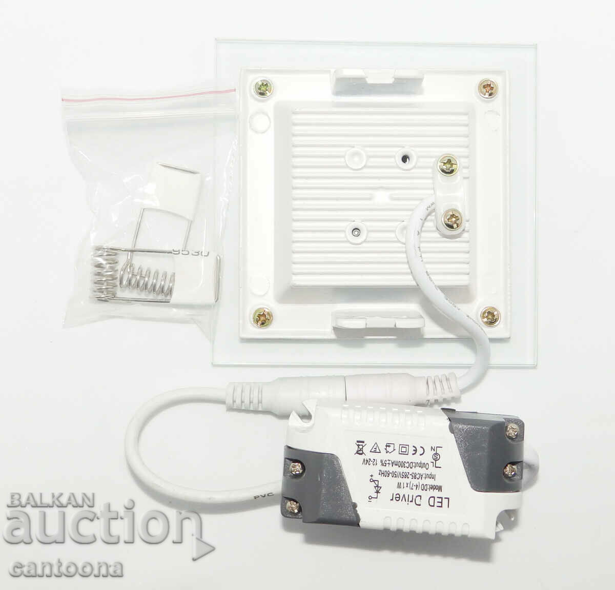 LED panel for embedding - square, 6W white light, driver with price 7.98 BGN | € 4.08 LED panel for embedding - square, 6W white light, driver with price 7.98 BGN | € 4.08