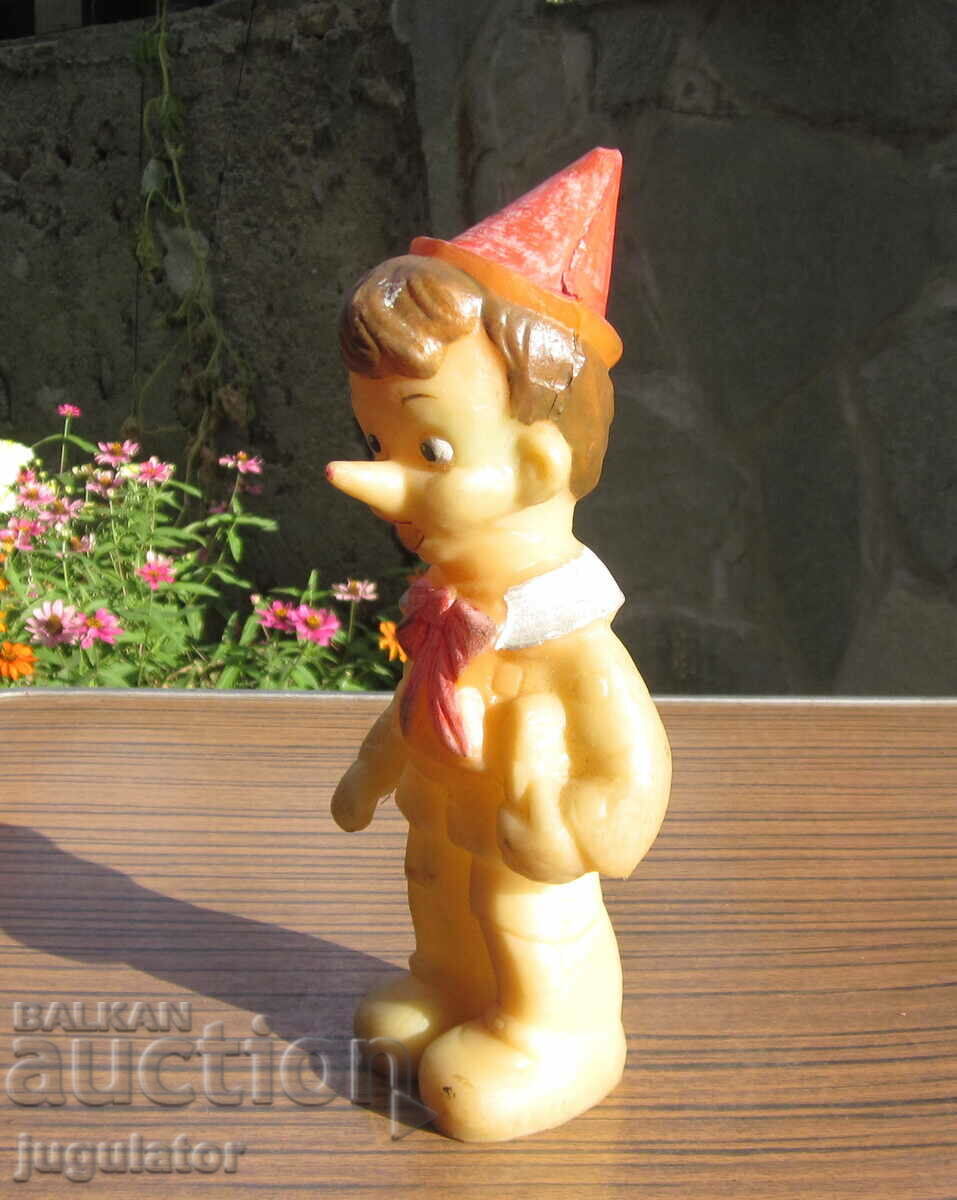 Pinocchio old Bulgarian rubber toy doll from Sotsa with price 20.00 BGN | € 10.23 Pinocchio old Bulgarian rubber toy doll from Sotsa with price 20.00 BGN | € 10.23