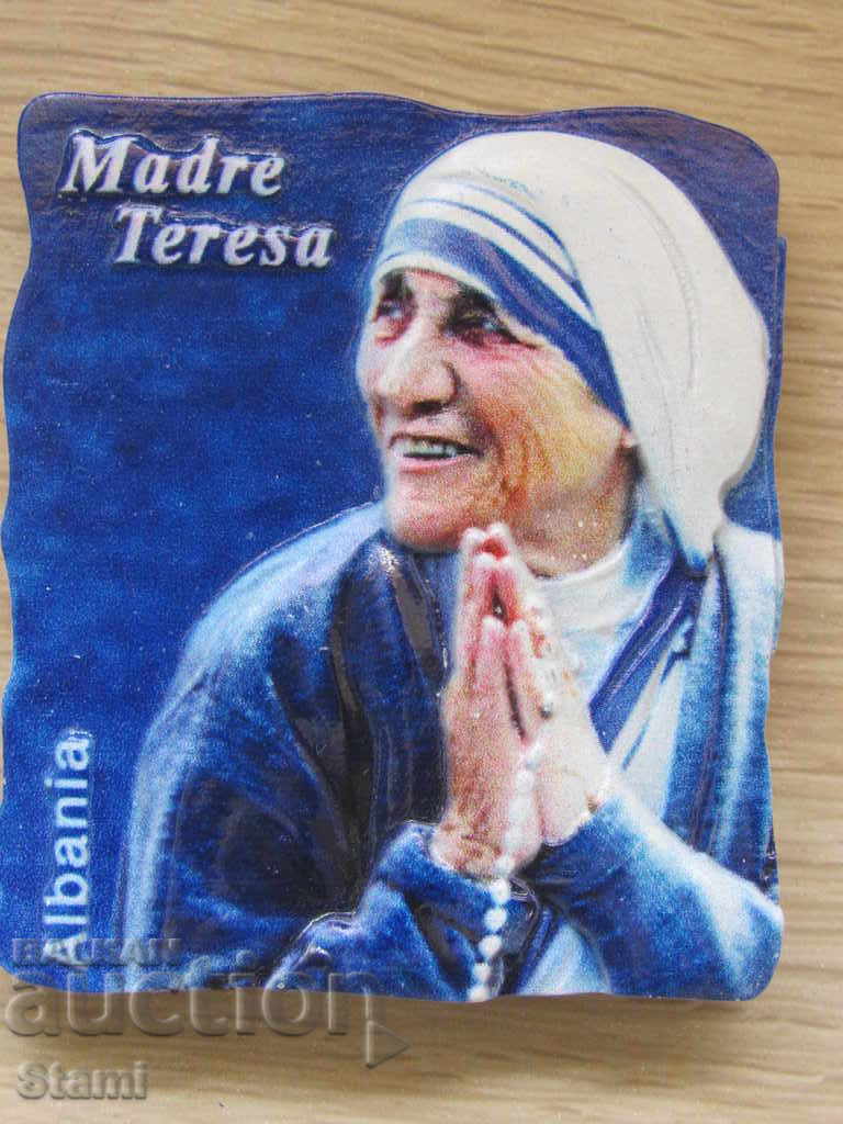 Authentic magnet Mother Teresa from Albania, series-1 with price 11.00 BGN | € 5.62 Authentic magnet Mother Teresa from Albania, series-1 with price 11.00 BGN | € 5.62