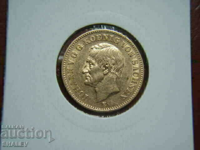 20 Marci 1873 E Saxonia (Germania) Saxonia - XF/AU (aur) - 7