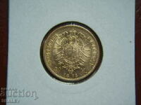 20 Mark 1873 E Saxony (Germany) Саксония - XF/AU (злато)