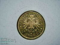 20 Franci / 8 Florin 1884 Austria (Austria) - AU (aur)