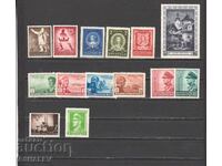 1943. Croația Lot 12 timbre** + 2 Bonus **