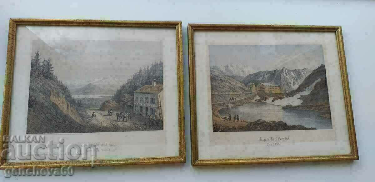 Licitație Imprimare tablouri vechi 16/18.5cm.