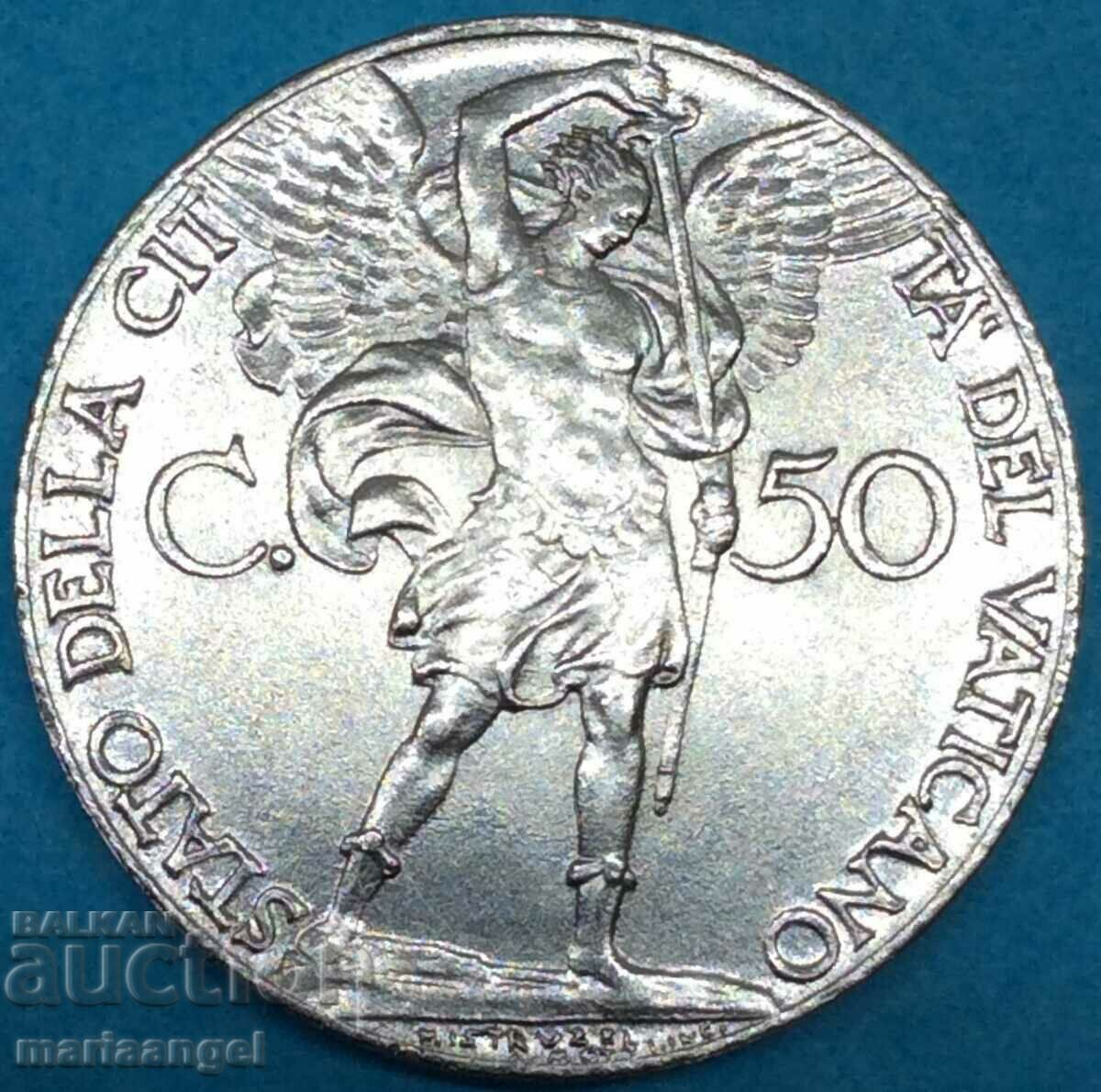 50 centesimi 1941 Vatican 24mm