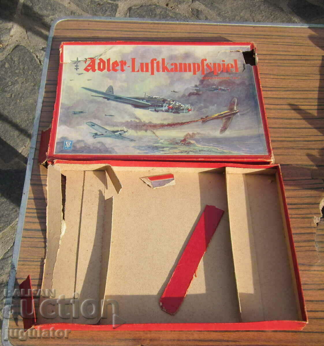 ADLER adler box of an airplane military toy Wehrmacht VSV - 7 ADLER adler box of an airplane military toy Wehrmacht VSV - 7