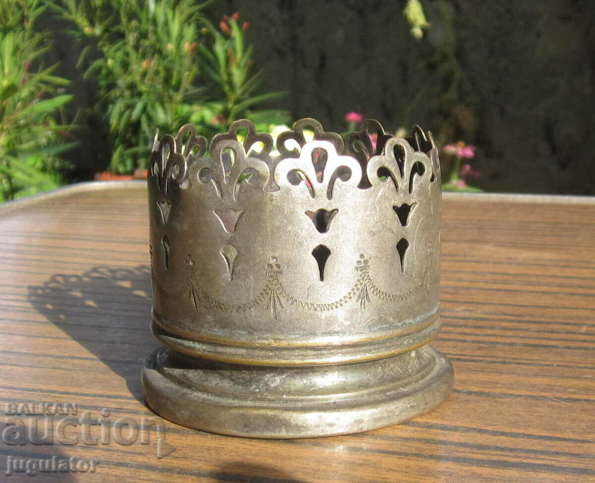 Kingdom of Bulgaria Bulgarian Royal Silver Plated Cup Coaster