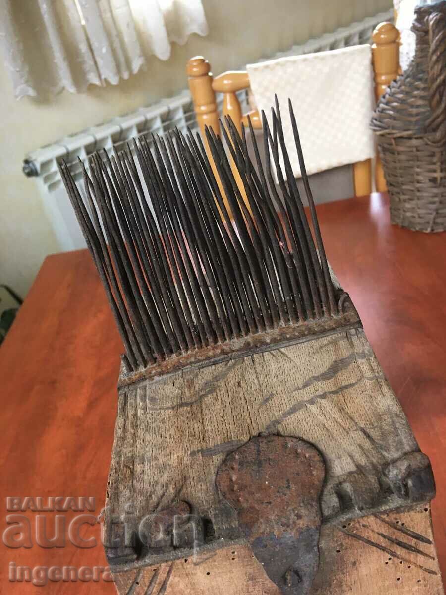 DARAC WOOL PICKER ANTIQUE WOOL PICKER - 7 DARAC WOOL PICKER ANTIQUE WOOL PICKER - 7