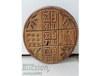 Ștampila prosfor pentru rit pita din lemn