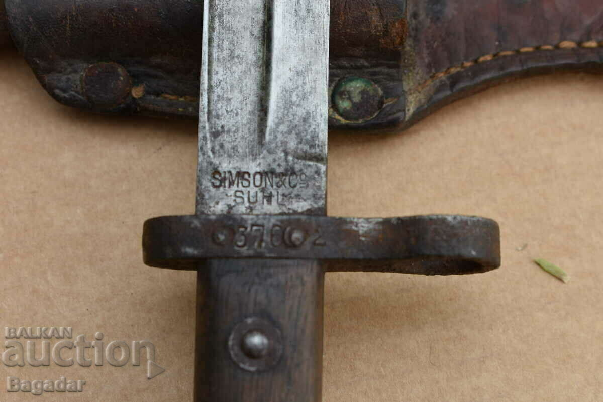 Manlicher bayonet M95 with lion head RRRRR with price 360.00 BGN | € 184.07 Manlicher bayonet M95 with lion head RRRRR with price 360.00 BGN | € 184.07