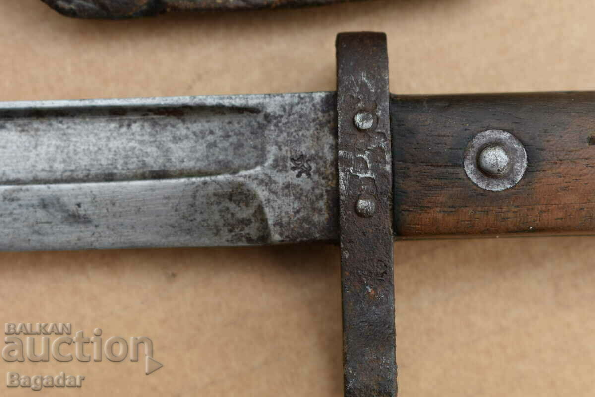 Auction Manlicher bayonet M95 with lion head RRRRR Auction Manlicher bayonet M95 with lion head RRRRR