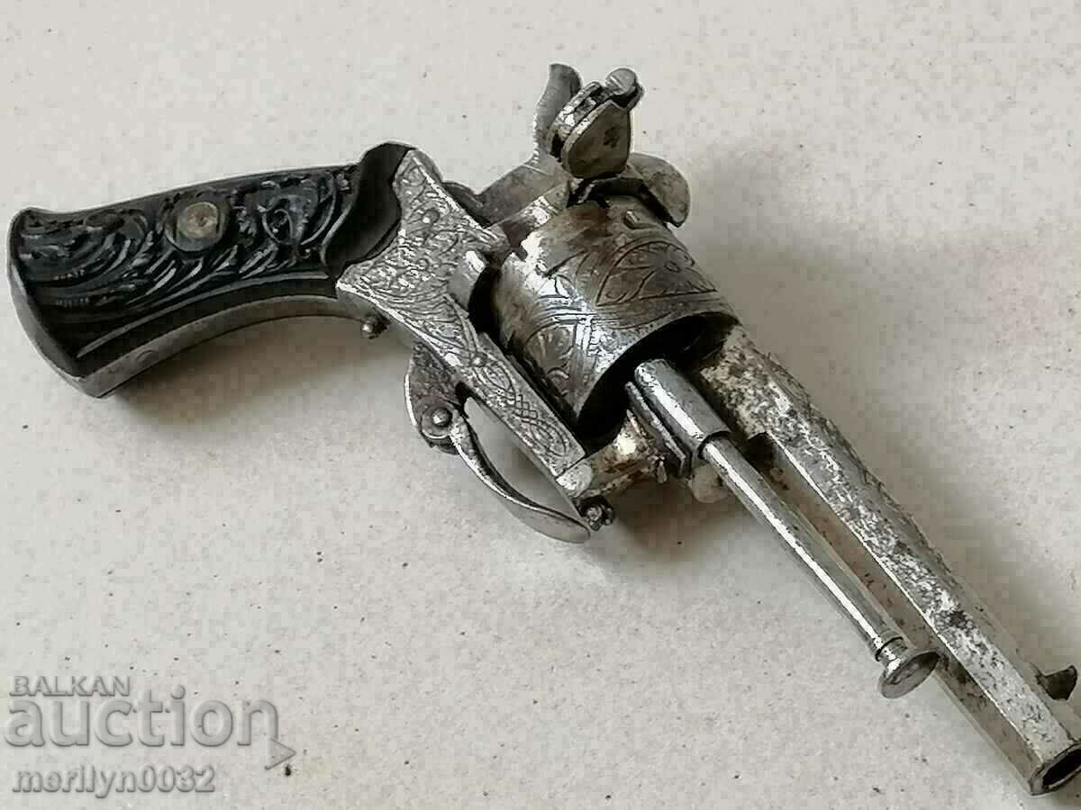 Pin revolver Lefoucher 7mm 80s 19th century pistol with price 729.00 BGN | € 372.73 Pin revolver Lefoucher 7mm 80s 19th century pistol with price 729.00 BGN | € 372.73