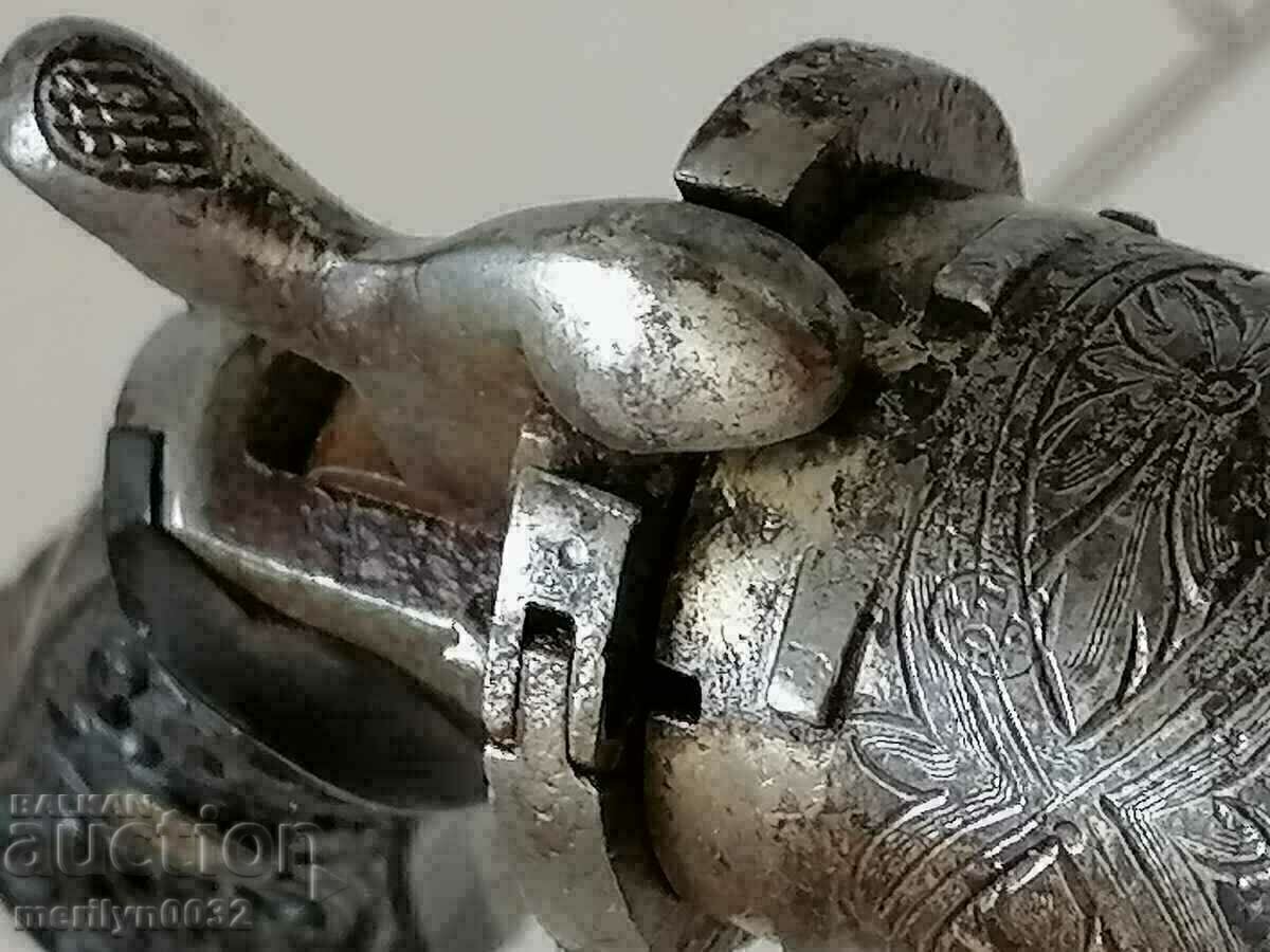 Auction Pin revolver Lefoucher 7mm 80s 19th century pistol Auction Pin revolver Lefoucher 7mm 80s 19th century pistol