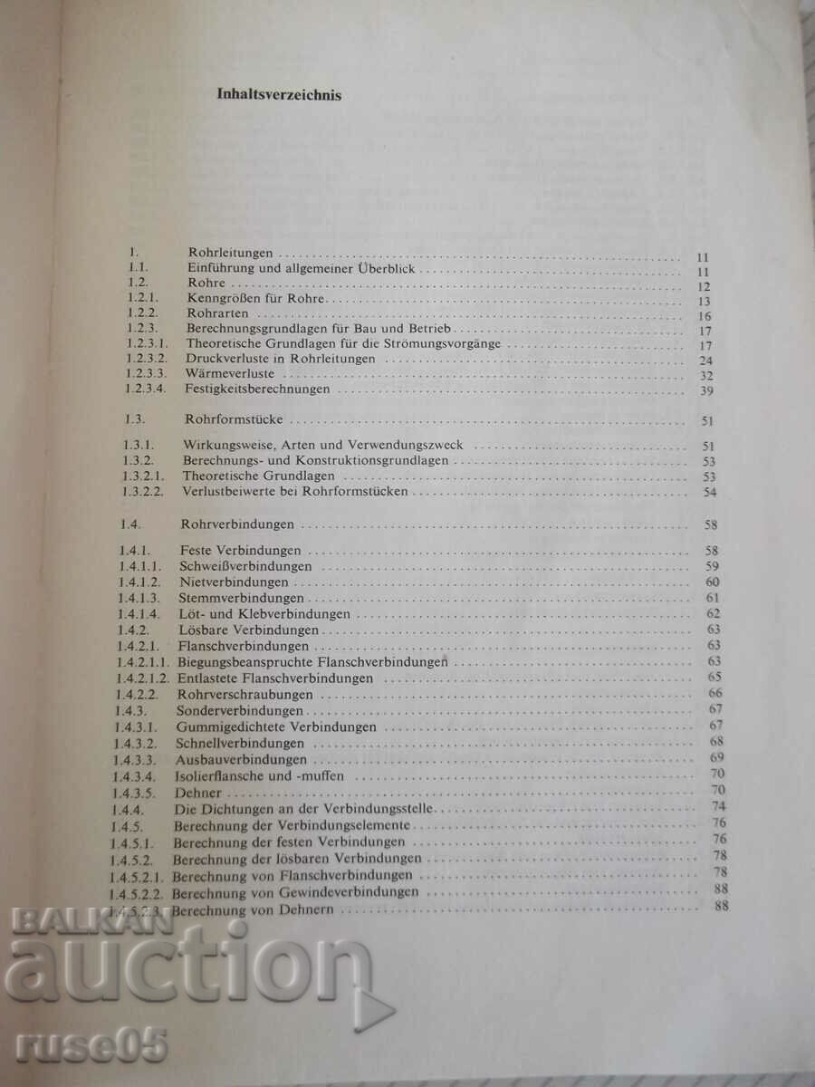 Book "ROHRLEITUNGEN - PIETSCH/ULLMANN/SCHMIDT" - 248 pages. with price 15.00 BGN | € 7.67 Book "ROHRLEITUNGEN - PIETSCH/ULLMANN/SCHMIDT" - 248 pages. with price 15.00 BGN | € 7.67