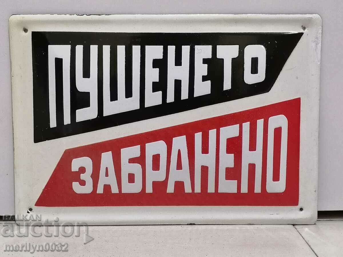 Enamel plate social plate enamel NRB - 6 Enamel plate social plate enamel NRB - 6