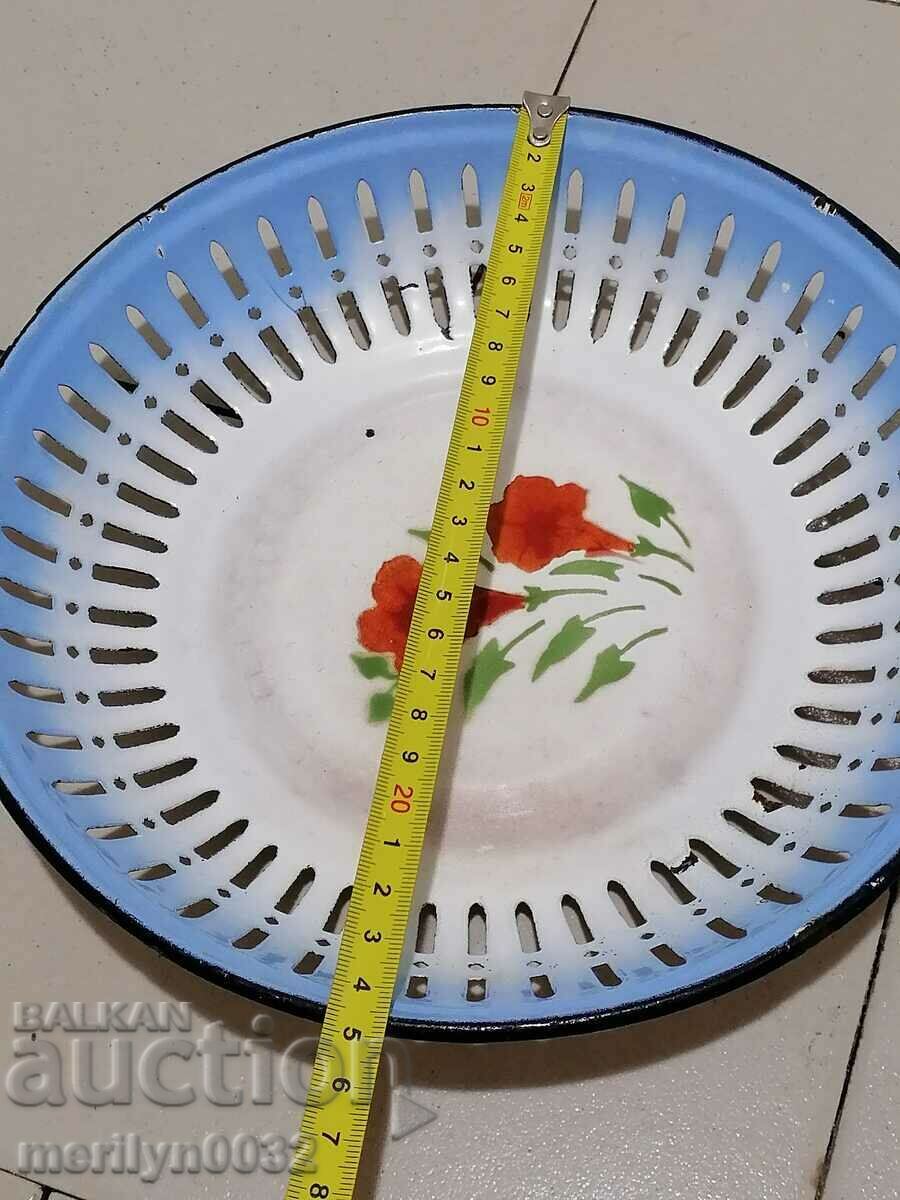 Old enamelled bread pan enamel from the 1960s - 5 Old enamelled bread pan enamel from the 1960s - 5