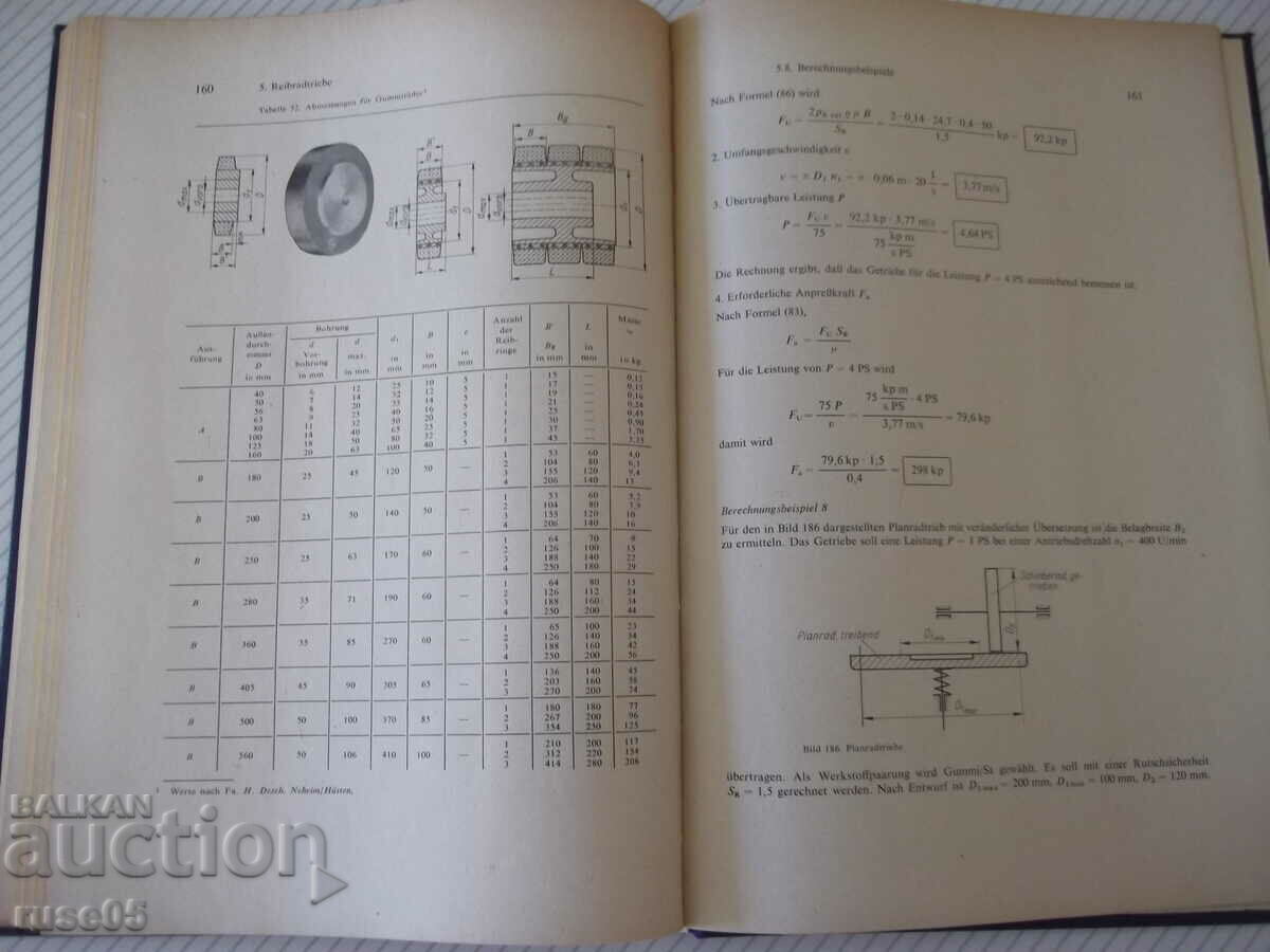 Book "HÜLLTRIEBE UND REIBRADTRIEBE-BAUER/SCHNEIDER"-172p. - 6 Book "HÜLLTRIEBE UND REIBRADTRIEBE-BAUER/SCHNEIDER"-172p. - 6