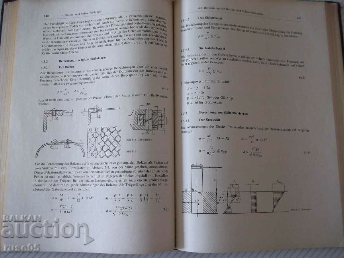 Book "VERBINDUNGSELEMENTE - GÜNTER SCHEUERMANN" - 244 pages. - 5 Book "VERBINDUNGSELEMENTE - GÜNTER SCHEUERMANN" - 244 pages. - 5