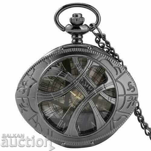 New Pocket Watch Black Eye Fantasy Magic Symbols