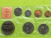 Сет разменни монети на острови Кук 1972 BU