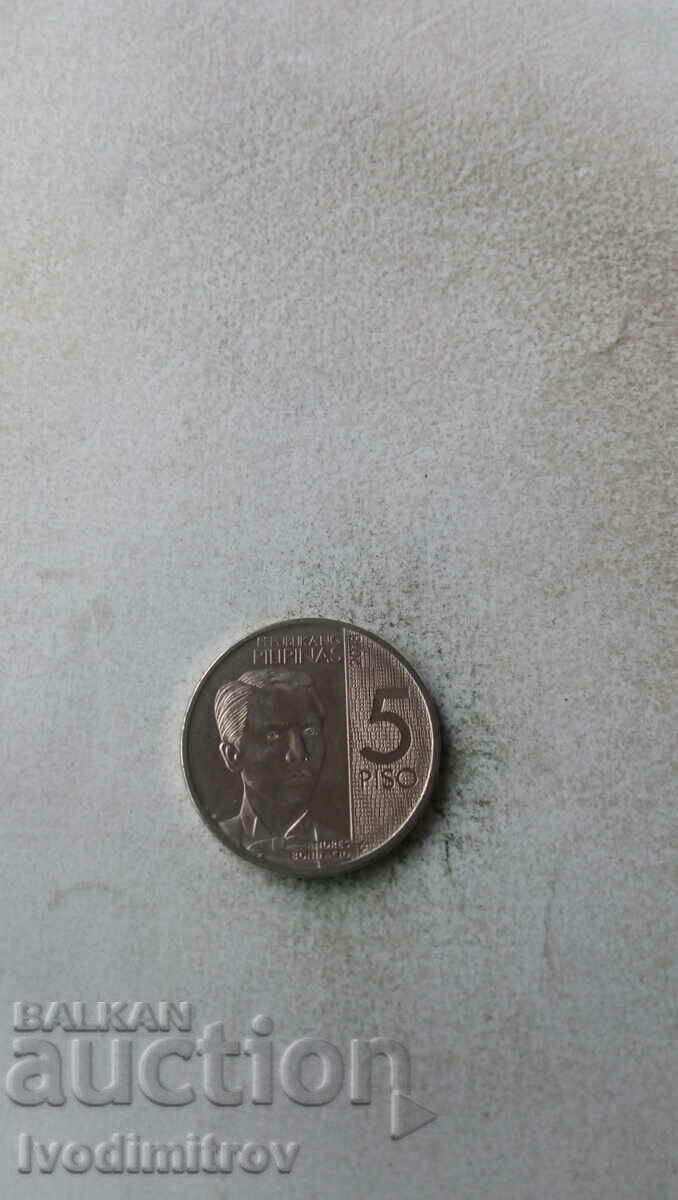 Philippines 5 pesos 2018