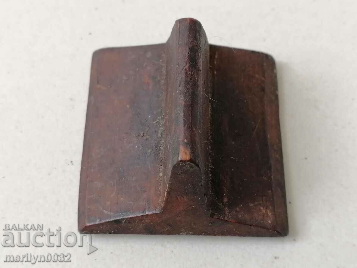 Auction  Prosphorus stamp for pita rite wooden