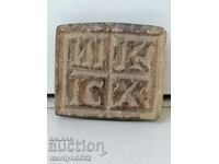 Ștampila prosfor pentru rit pita din lemn