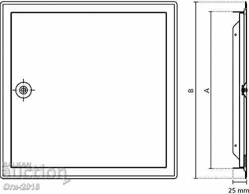 Inspection door, white 60 /60 cm with price 35.00 BGN | € 17.90 Inspection door, white 60 /60 cm with price 35.00 BGN | € 17.90