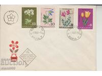Първодневен Пощенски плик FDC Цветя
