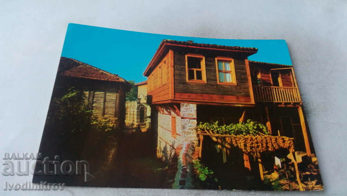 Καρτ ποστάλ Nessebar Από την παλιά πόλη 1974