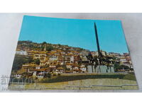 Postcard Veliko Tarnovo Monument to Asenovtsi 1987